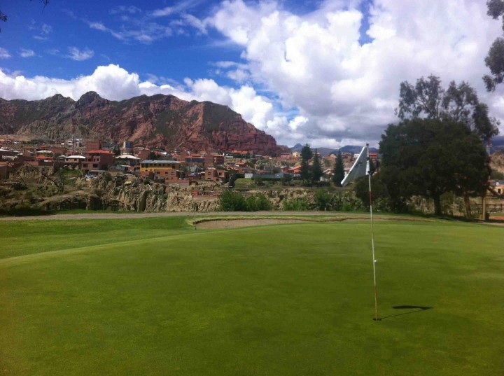 World's Highest Golf Course aka La Paz Golf Club, Bolivia Stop Having