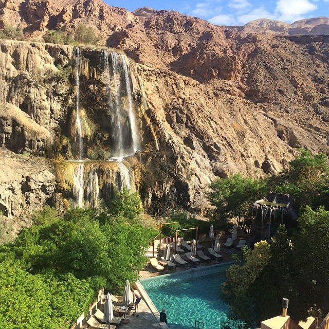 Ma'In hot springs at Evason Hotel in Jordan