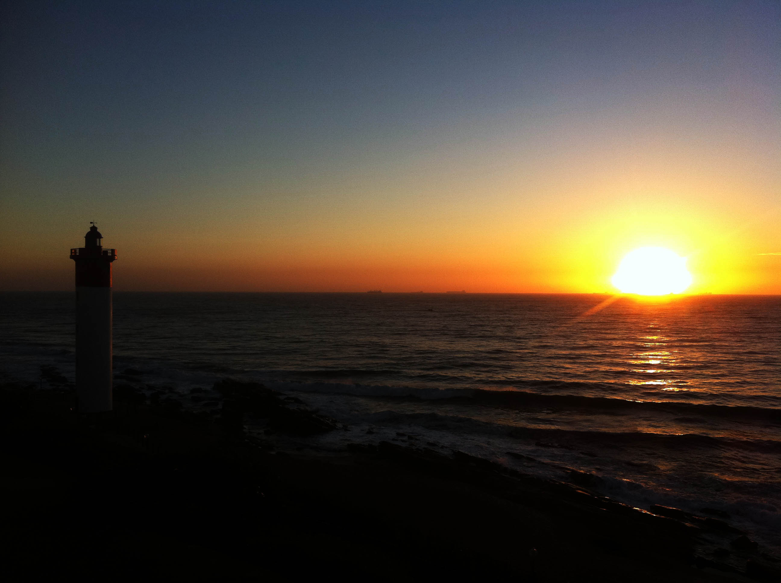 Sunrise in Durban, South Africa