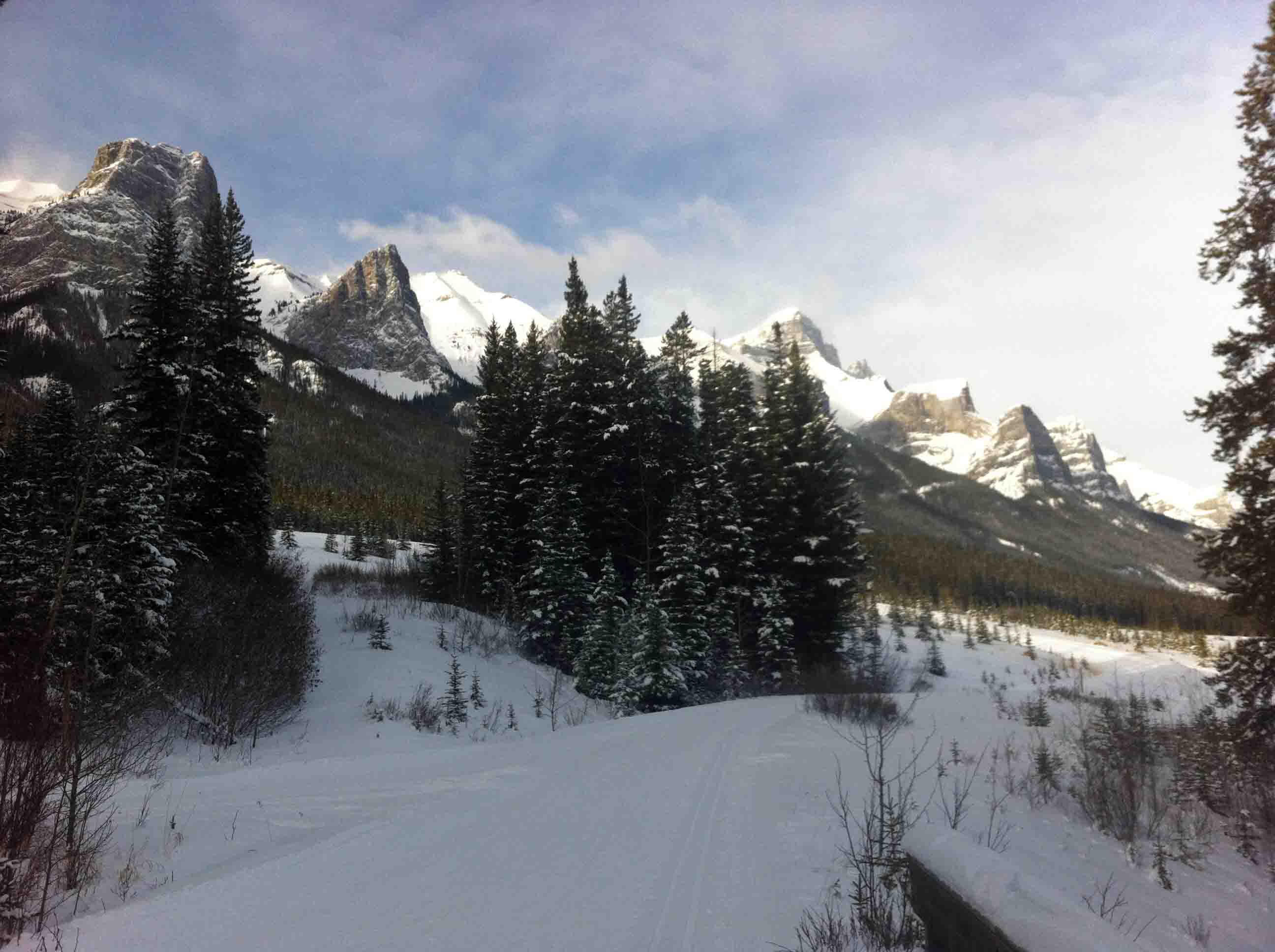 Cross Country Skiing in Canmore & Road Trip to Kicking Horse