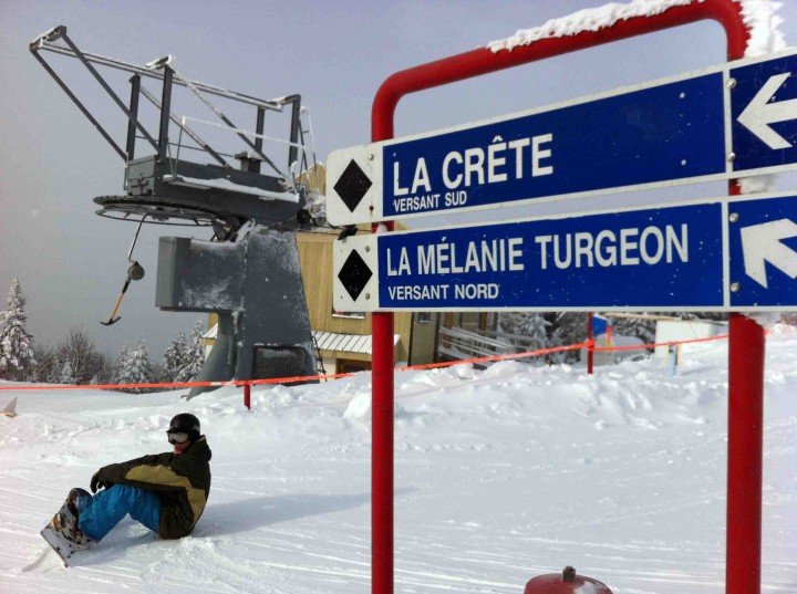 Skiing Mont Sainte Anne in Quebec, Canada
