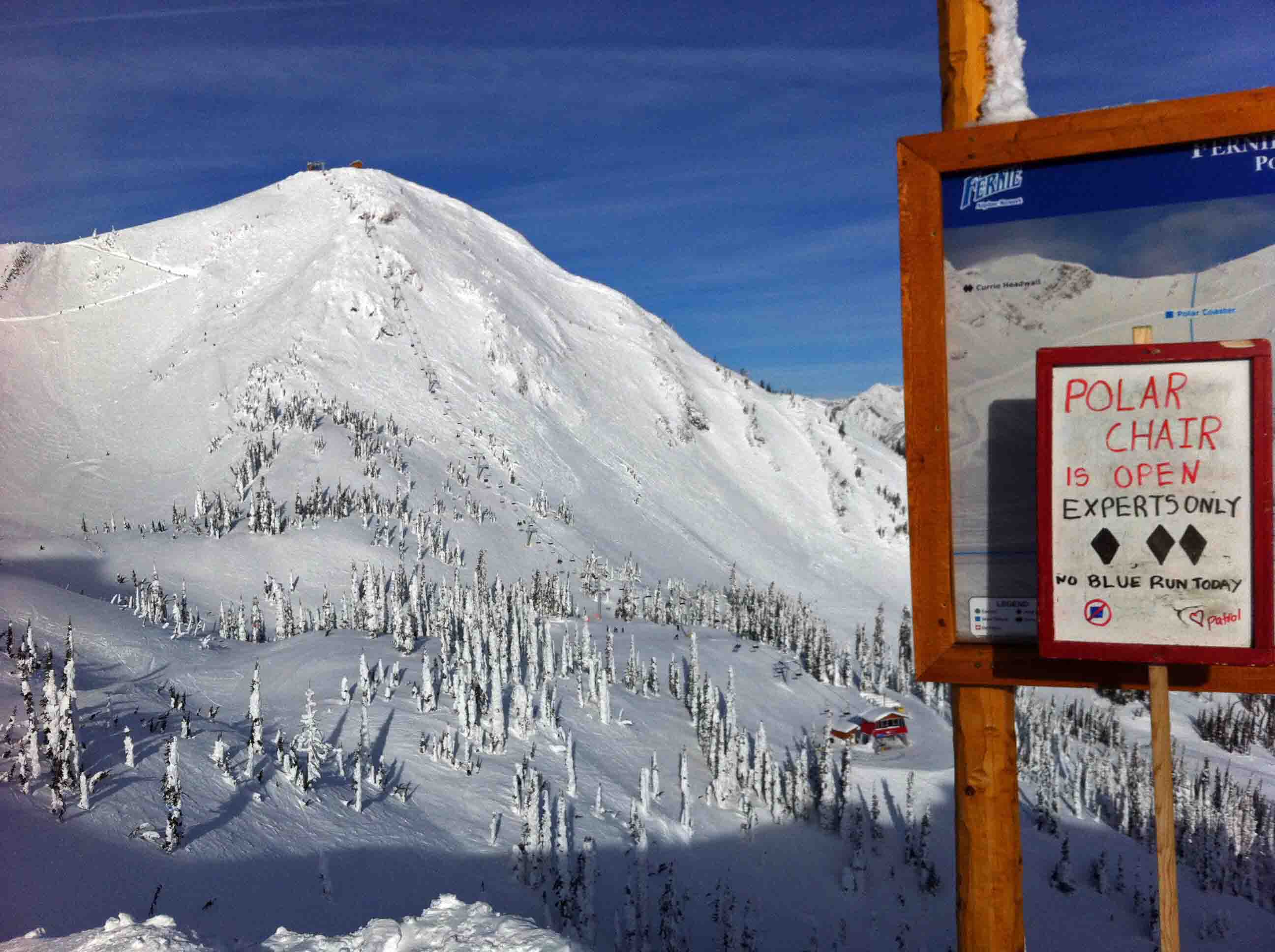 Skiing Fernie Alpine Resort in British Columbia, Canada