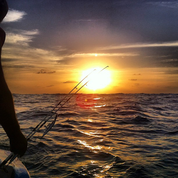 Fishing From Dawn Till Dusk in the Caribbean Sea