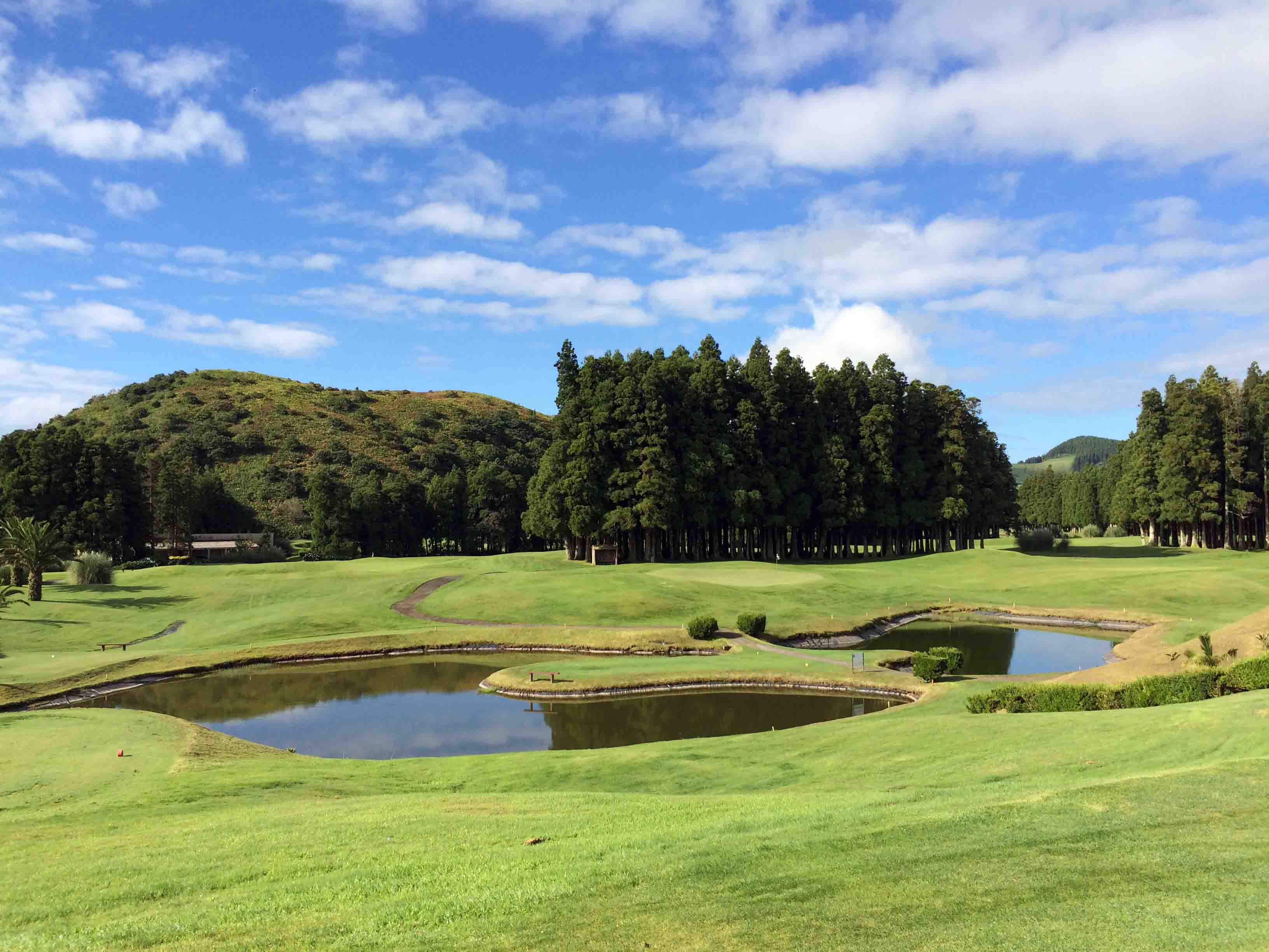 Round at Furnas Golf Course on Azores Islands