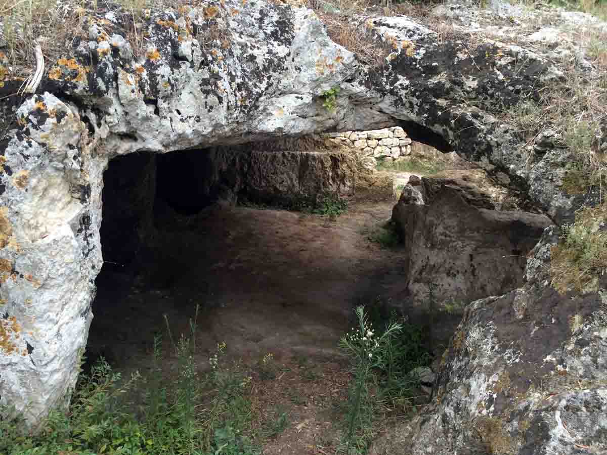 Monte Pucci Necropolis in Gargano, Italy