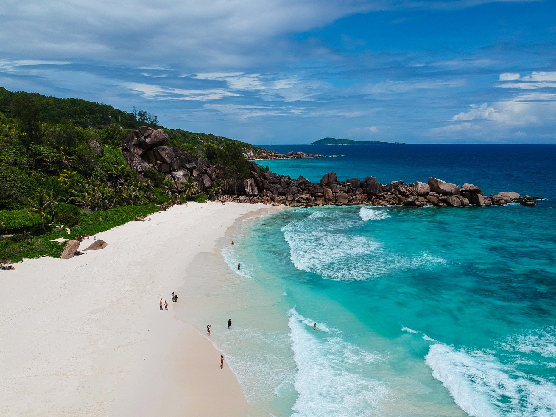 Seychelles is a tropical island paradise