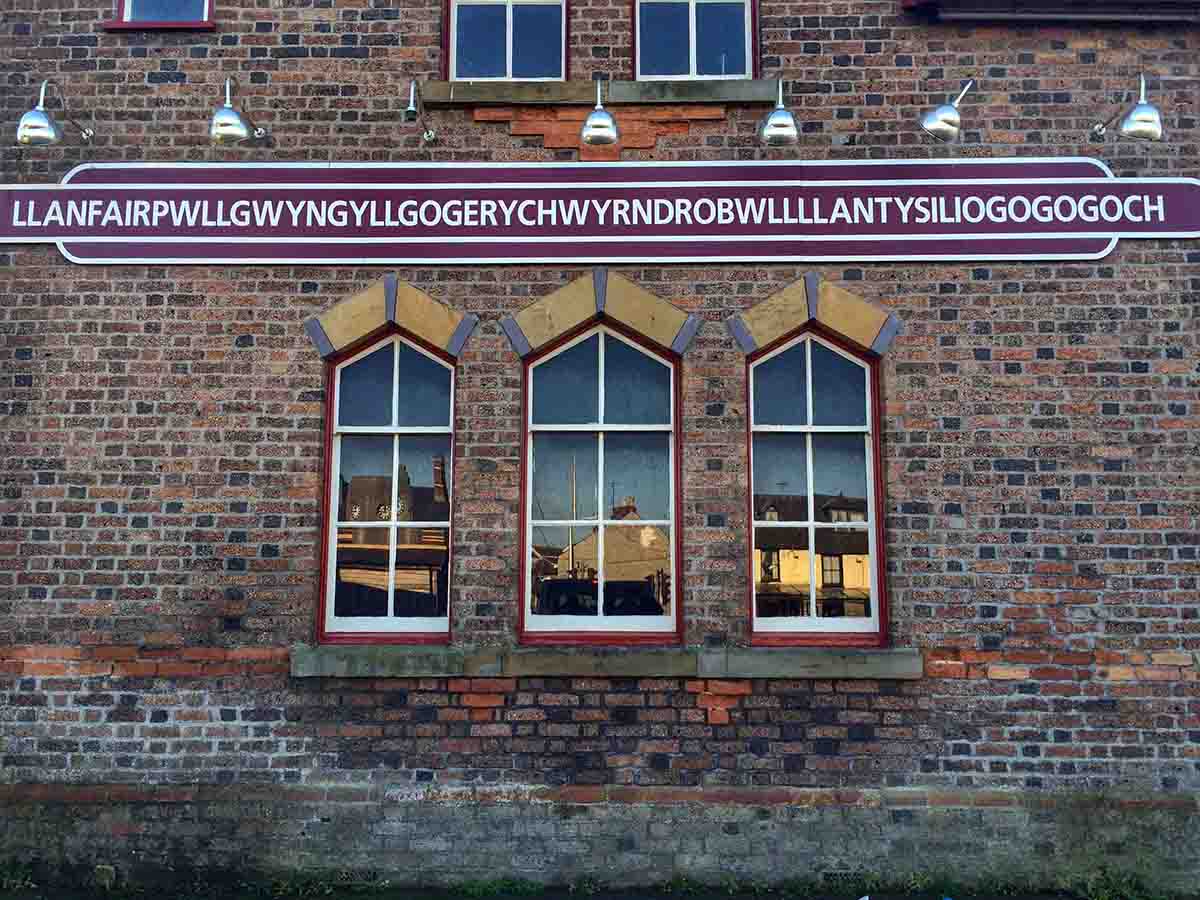 Second longest place name in the world - Llanfairpwllgwyngyllgogerychwyrndrobwllllantysiliogogogoch, Wales