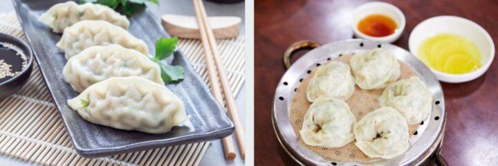 Korean dumplings - traditional korean food