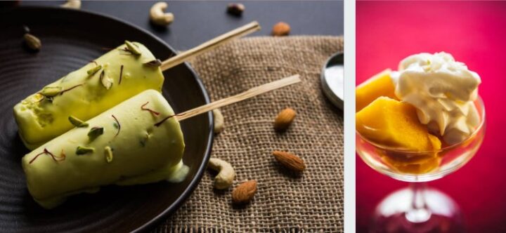 What is Indian kulfi made of?