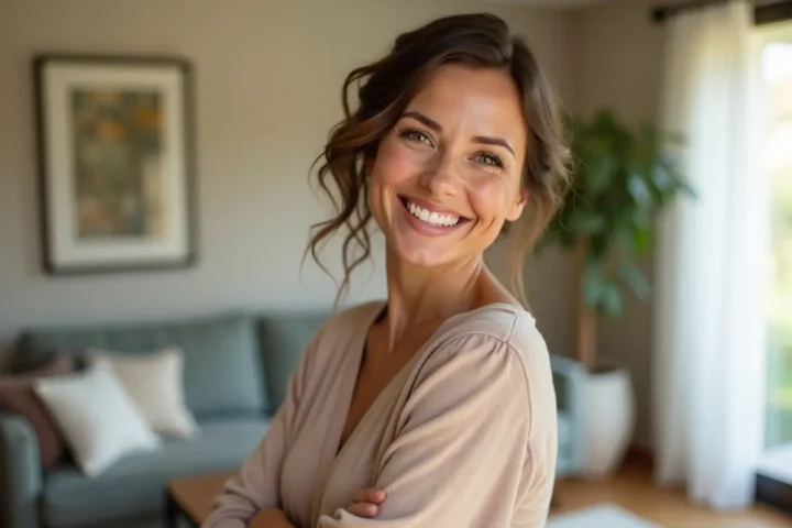 mother enjoying renewed confidence after transformative mommy makeover experience