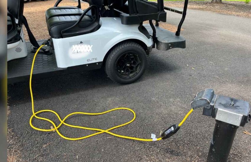 how long does it take to charge a golf cart