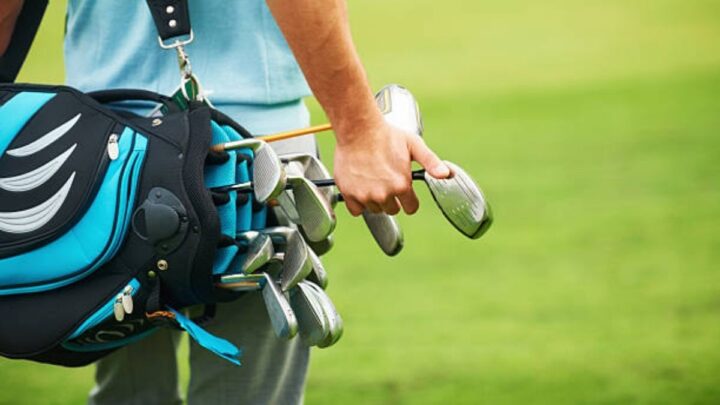 how to arrange golf clubs