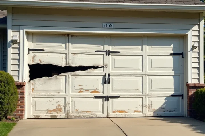 Garage door common issue need to be repaired