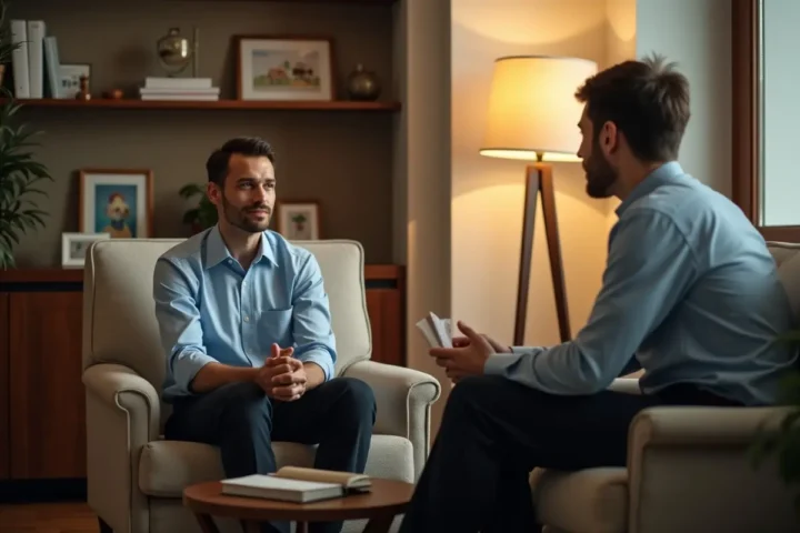 patient seeing psychologist