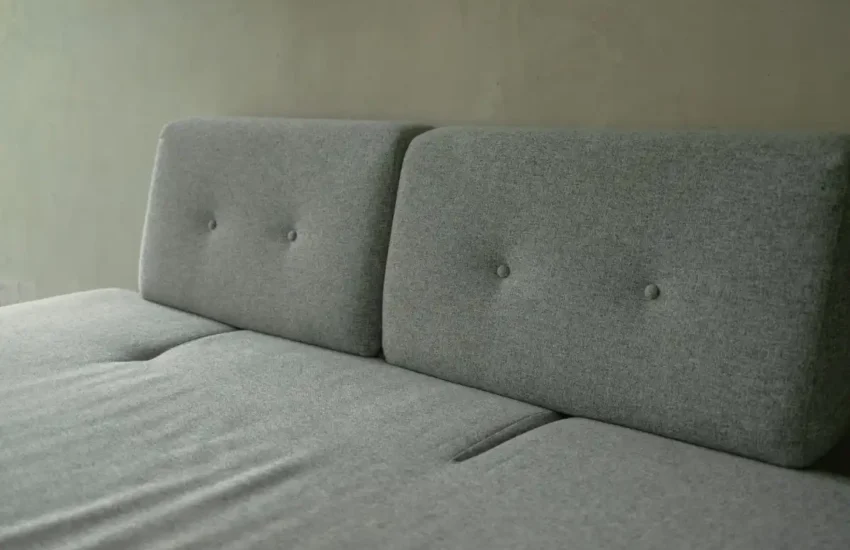 couch being sold by a furniture business
