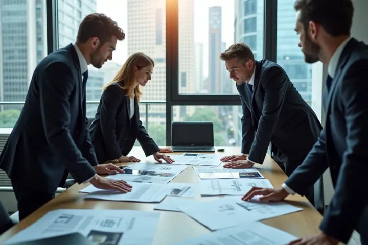 marketing team for a law firm