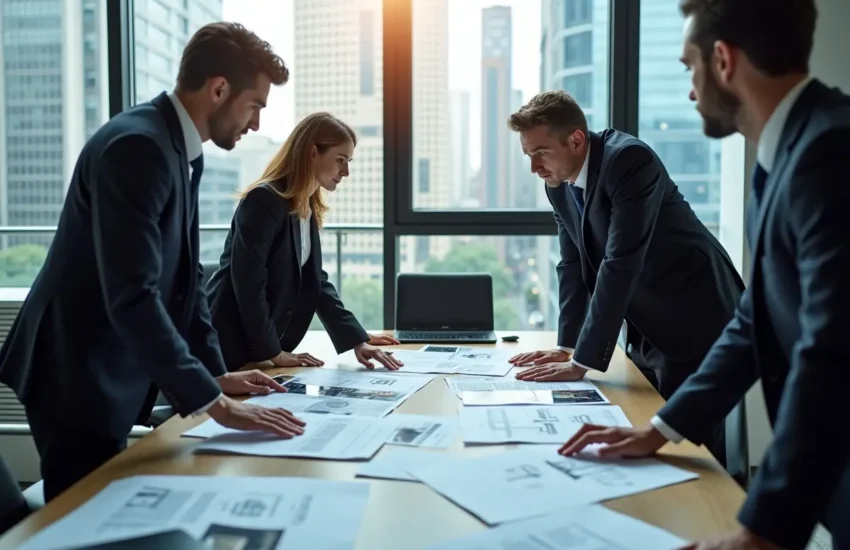 marketing team for a law firm