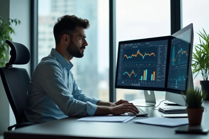 ai consultant analyzing data to select best tools for business