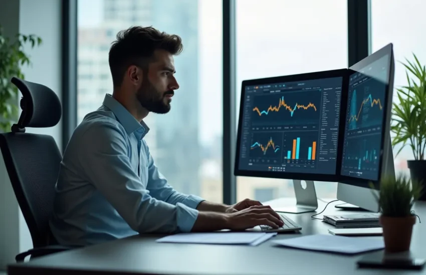 ai consultant analyzing data to select best tools for business