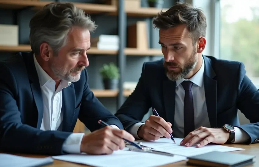 injured driver consulting lawyer about car versus truck collision differences