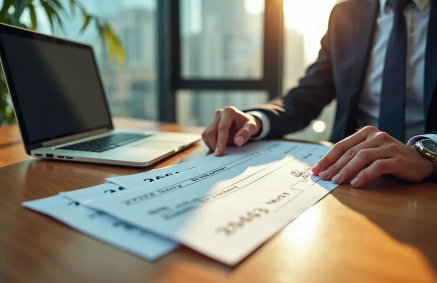 business using customized cheques to strengthen brand credibility