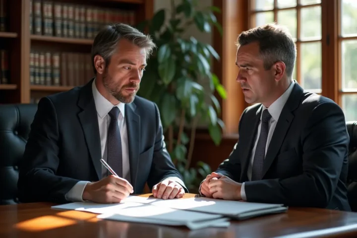 driver discussing legal strategy with experienced dui defense attorney