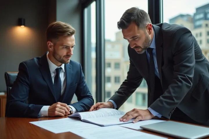 business owner navigating complex employment law regulations with professional guidance