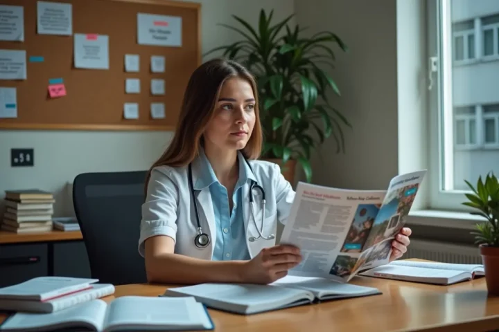 student exploring reasons and steps to pursue medical field career