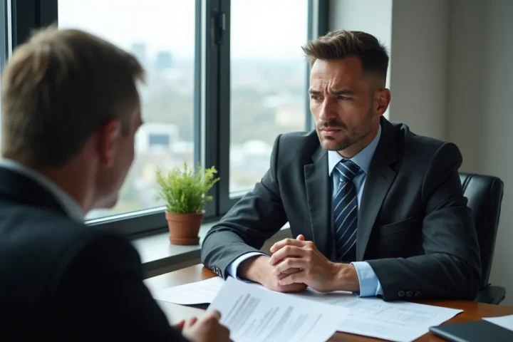 injured driver consulting lawyer to strengthen truck accident claim melville