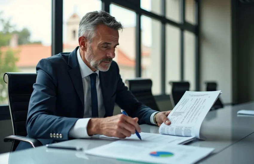 investor reviewing key details of portugal’s golden visa investment fund