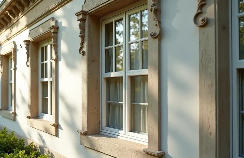 double hung window design enhancing airflow and architectural balance