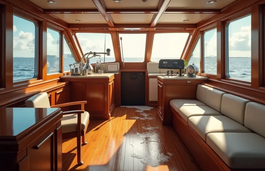 cleaning fishing boat interior for comfort and maintenance