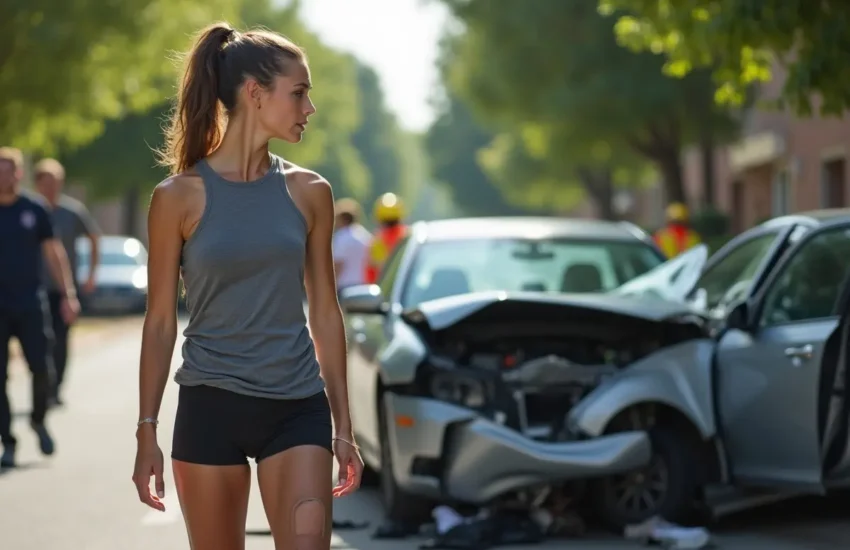 car accident impacting active lifestyle and recovery journey