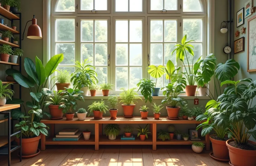 designing plant growing setup reflecting personal style