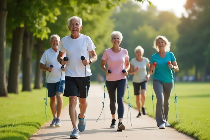 simple safe exercises helping older adults stay active