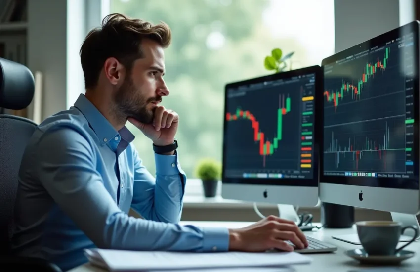 stock trader choosing broker based on trading style