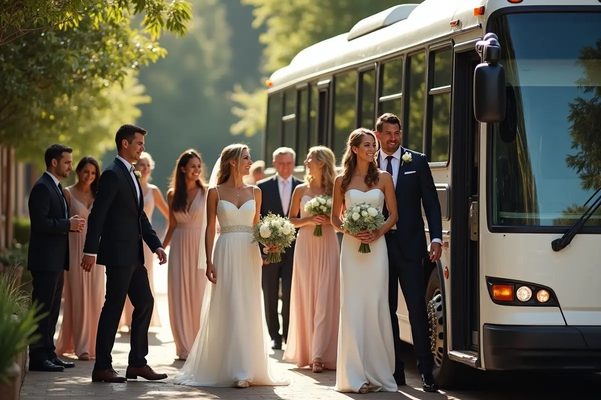 Benefits of Renting a Charter Bus for Your Wedding