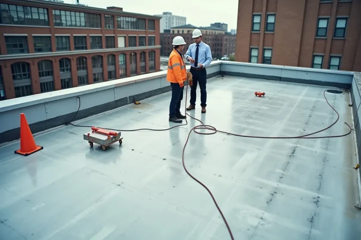 building owner reducing commercial roof repair risks