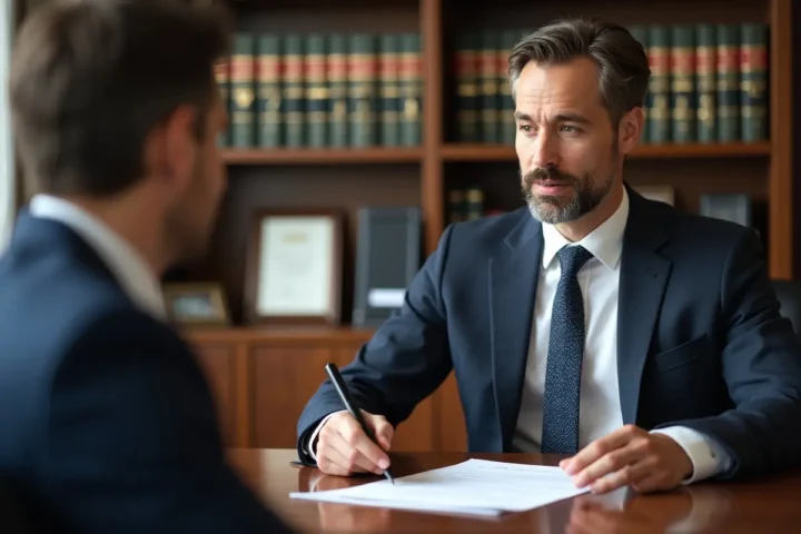 client working with experienced defense lawyer for strong legal representation