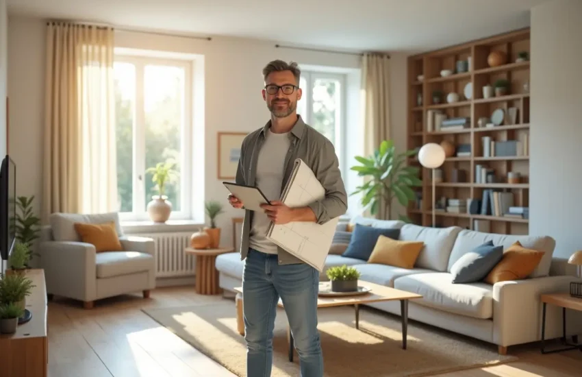 homeowner improving home functionality comfort and visual appeal through design