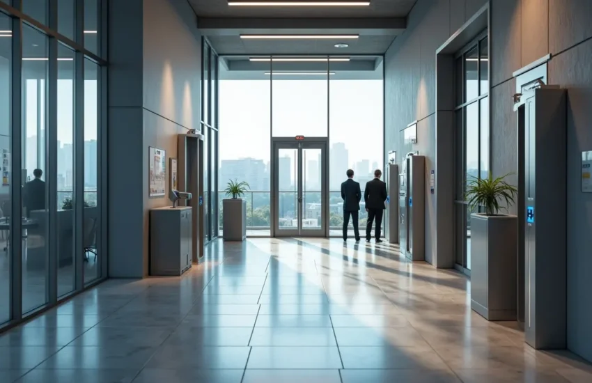 office implementing layered security strategy beyond surveillance cameras