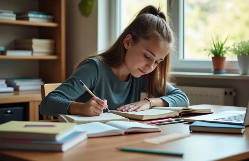 student using quality school supplies to support academic success and learning