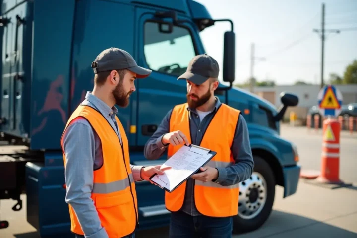 new truck driver learning essential safety tips for starting career