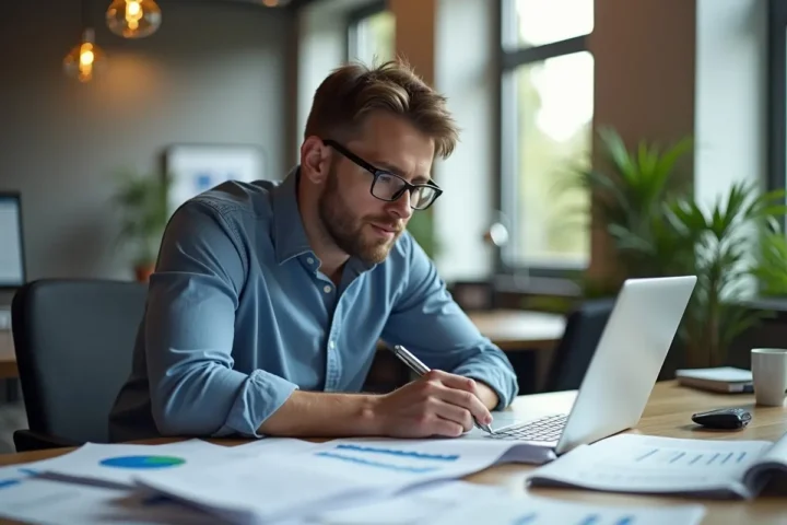 startup founder correcting bookkeeping mistakes early for better financial management