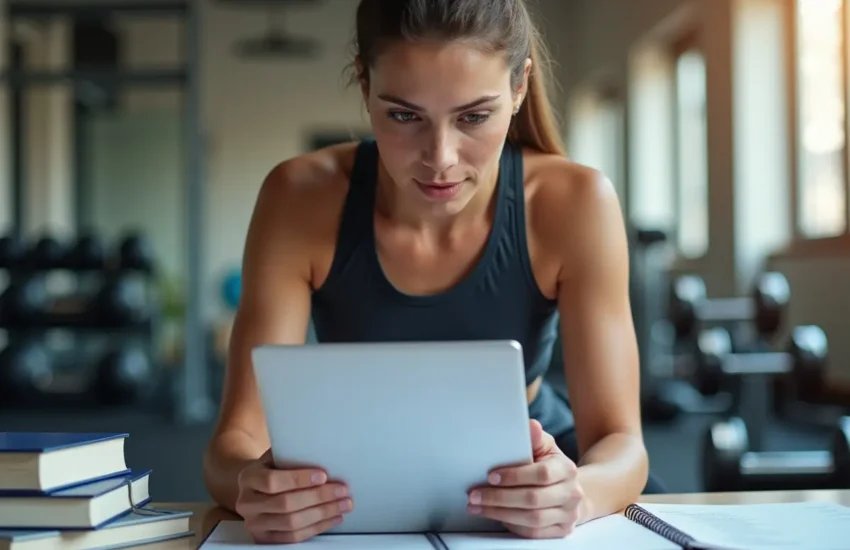 student pursuing fitness certifications for better career opportunities and advancement