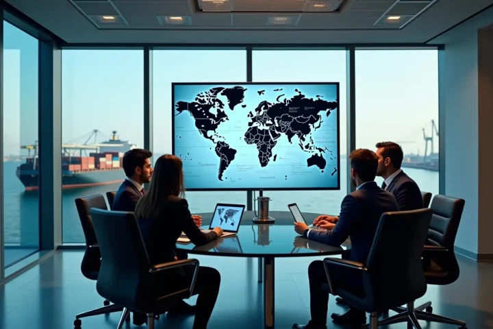 business investing in freight forwarding partner for efficient global shipping