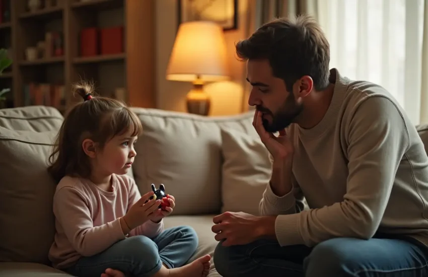 parent recognizing signs that child anxiety may need professional support
