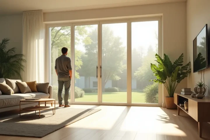 homeowner using natural light to create more spacious living areas