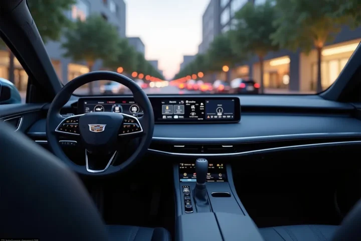 Do the driving modes in Cadillac Lyriq offer different ranges or battery usages?