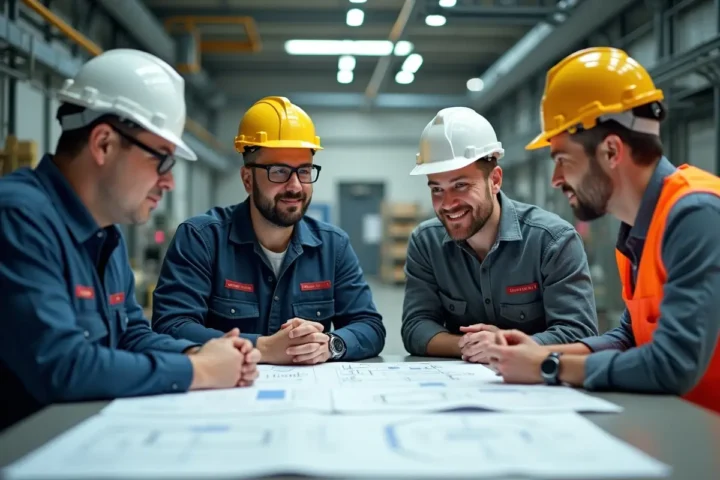 industrial team improving facility maintenance with efficient planning strategies